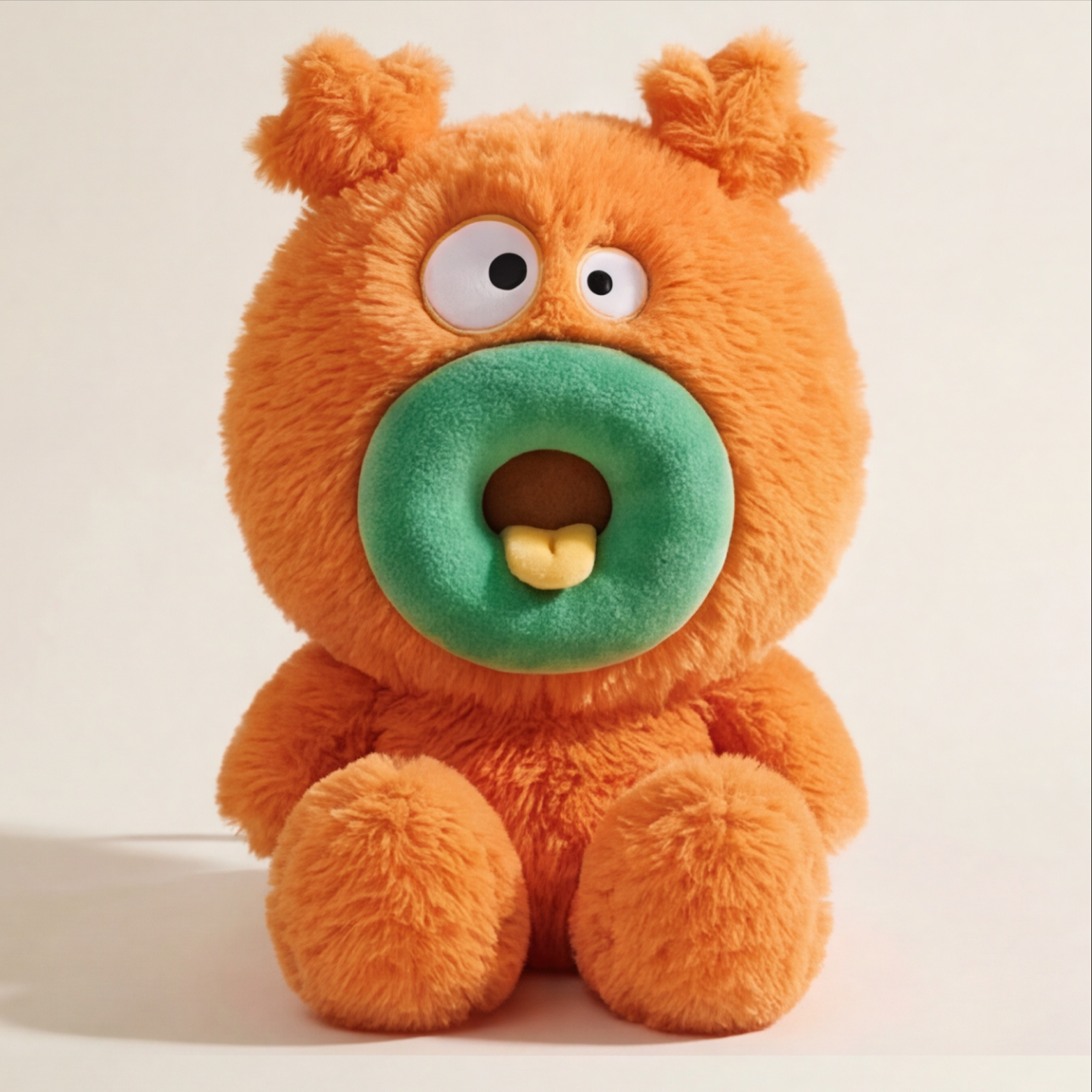 Peachy Puff Monster Plush